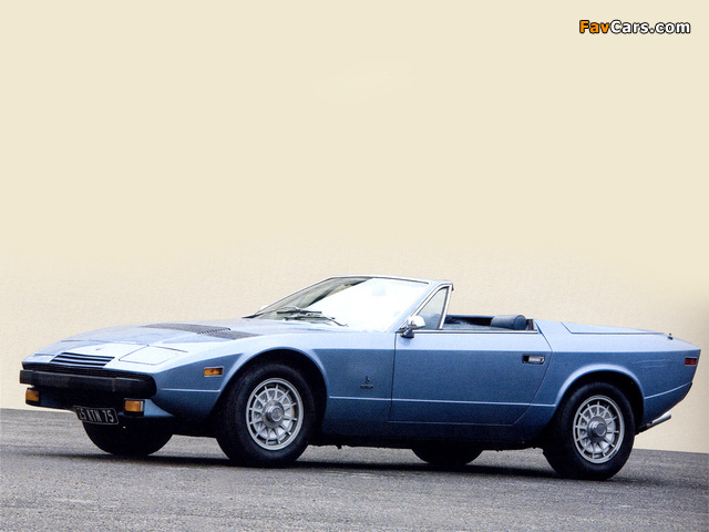 Maserati Khamsin Spyder photos (640 x 480)