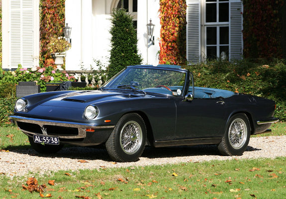 Pictures of Maserati Mistral Spyder 1963–70