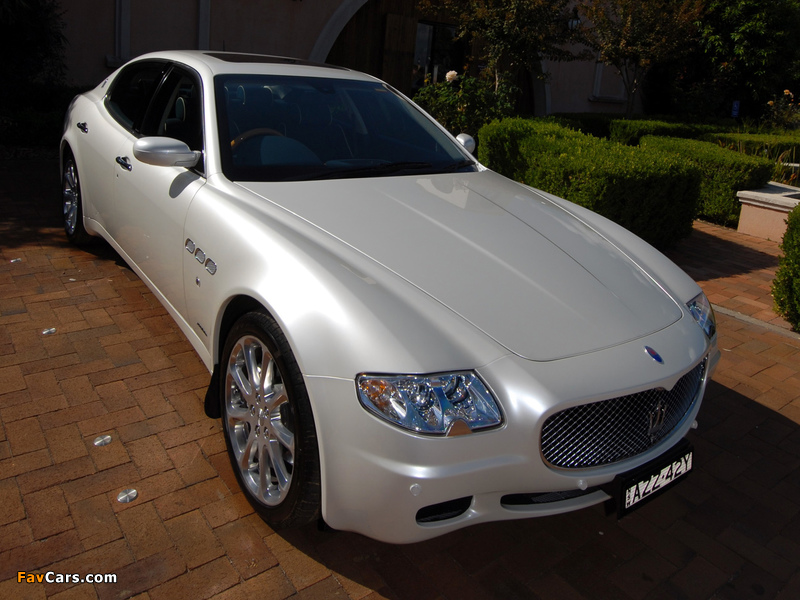 Maserati Quattroporte Automatic AU-spec (V) 2005–08 images (800 x 600)