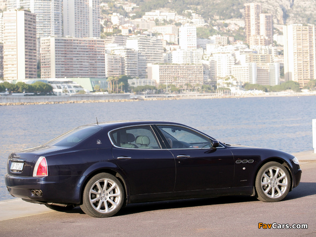 Maserati Quattroporte Automatic (V) 2005–08 photos (640 x 480)