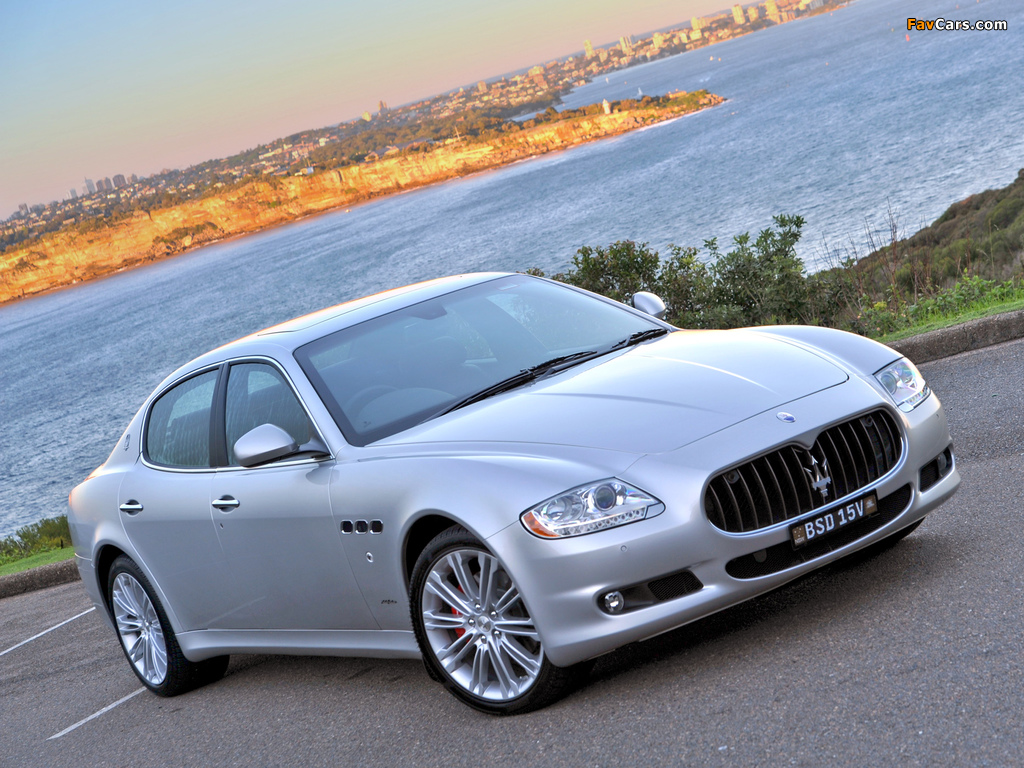 Maserati Quattroporte AU-spec (V) 2008 images (1024 x 768)