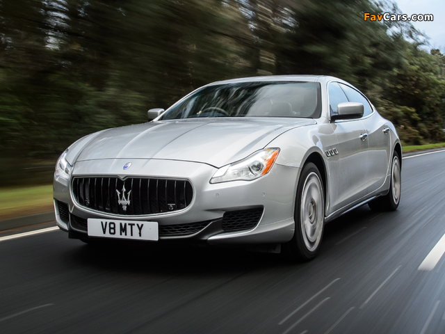 Maserati Quattroporte S UK-spec 2013 wallpapers (640 x 480)