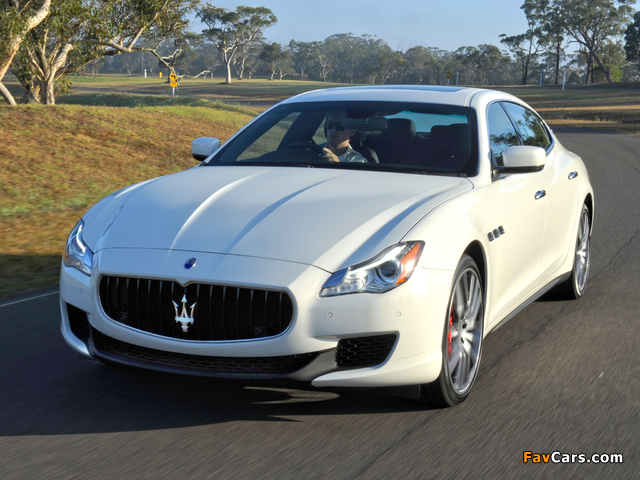 Maserati Quattroporte S AU-spec 2014 pictures (640 x 480)