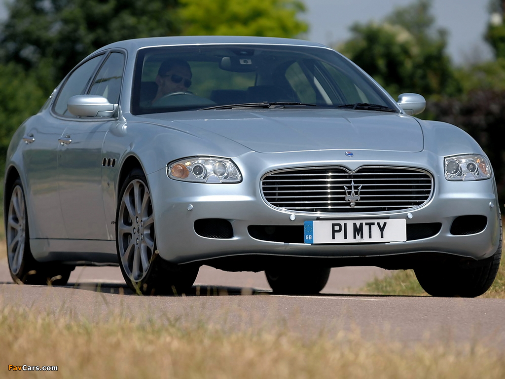 Photos of Maserati Quattroporte UK-spec 2004–08 (1024 x 768)