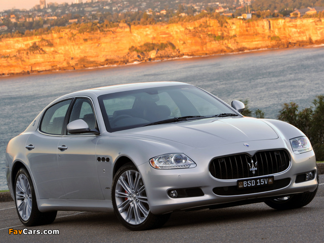 Photos of Maserati Quattroporte AU-spec (V) 2008 (640 x 480)