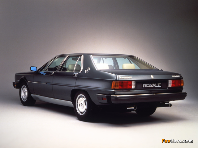 Pictures of Maserati Royale 1986–90 (640 x 480)
