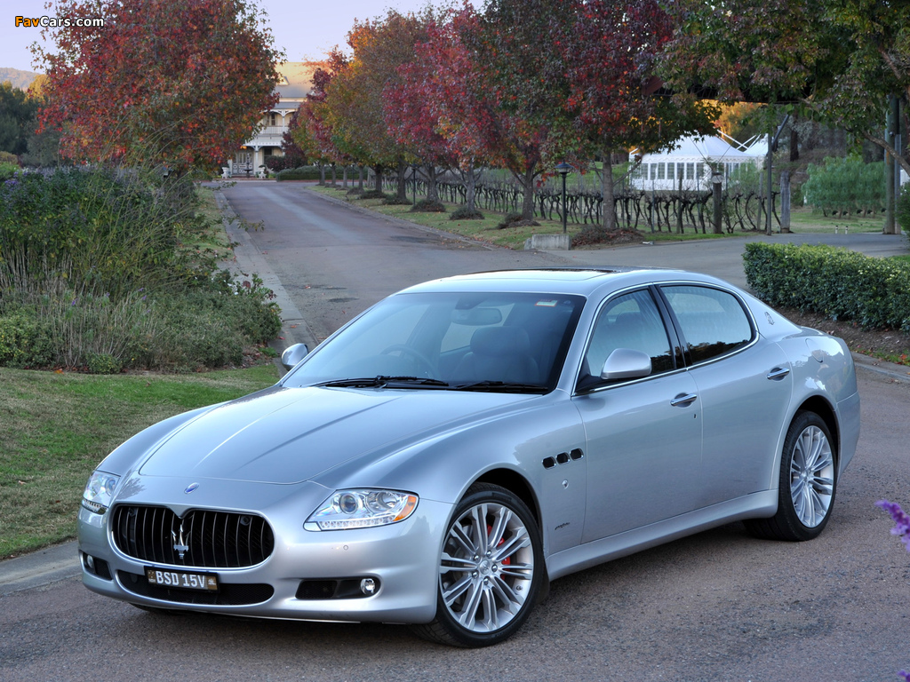 Maserati Quattroporte AU-spec (V) 2008 wallpapers (1024 x 768)