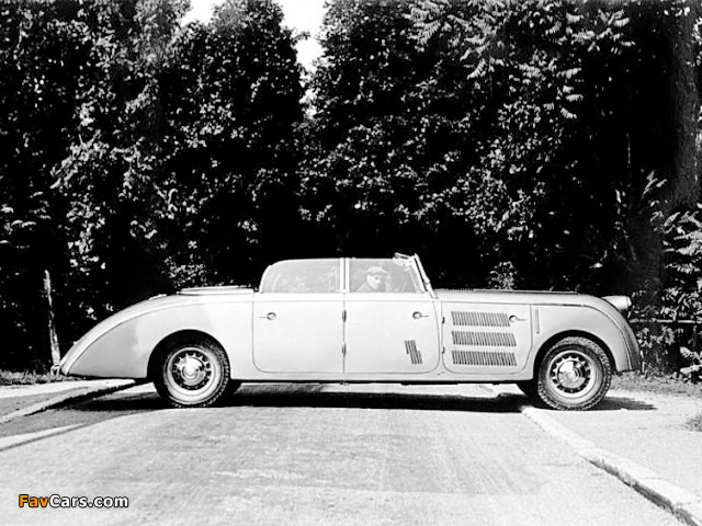 Maybach SW38 Stromlinien Cabriolet by Spohn 1937–38 pictures (640 x 480)