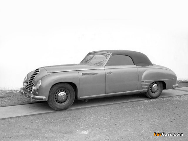 Maybach SW38 Ponton Cabriolet by Spohn 1948 pictures (640 x 480)