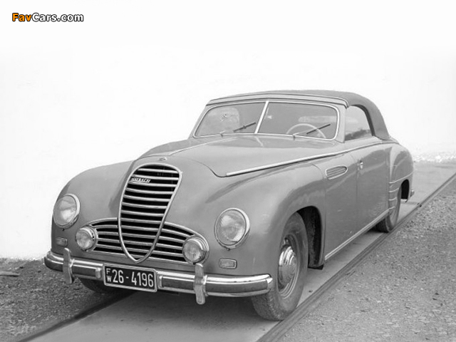 Photos of Maybach SW38 Ponton Cabriolet by Spohn 1948 (640 x 480)