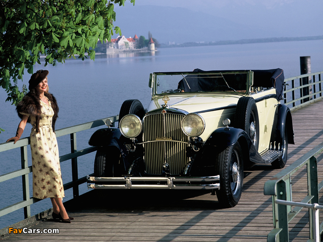 Maybach Zeppelin DS8 4-door Cabriolet 1930–34 wallpapers (640 x 480)