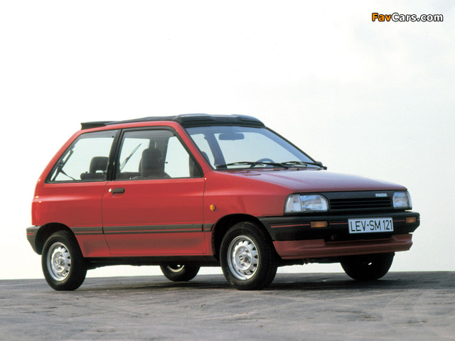 Images of Mazda 121 3-door (DA) 1987–91 (640 x 480)