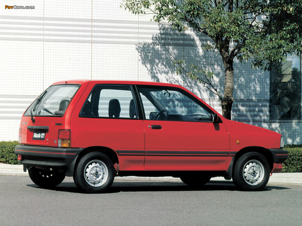 Mazda 121 3-door (DA) 1987–91 pictures (1024 x 768)