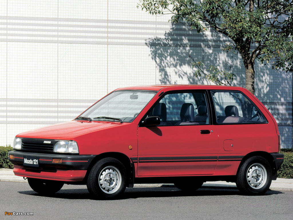 Photos of Mazda 121 3-door (DA) 1987–91 (1024 x 768)