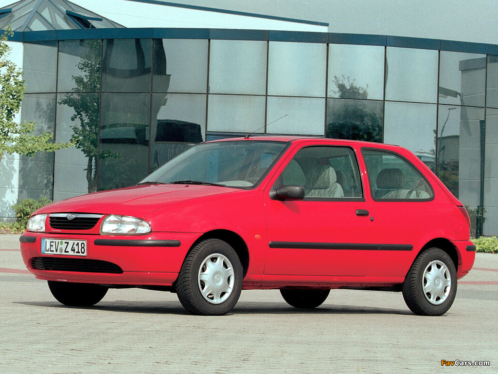 Mazda 121 3-door 1996–99 wallpapers (1024 x 768)