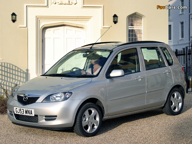 Mazda2 UK-spec (DY) 2003–05 pictures (640 x 480)