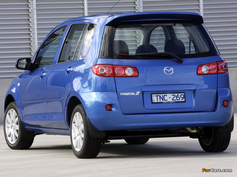 Mazda 2 AU-spec 2005–07 photos (800 x 600)