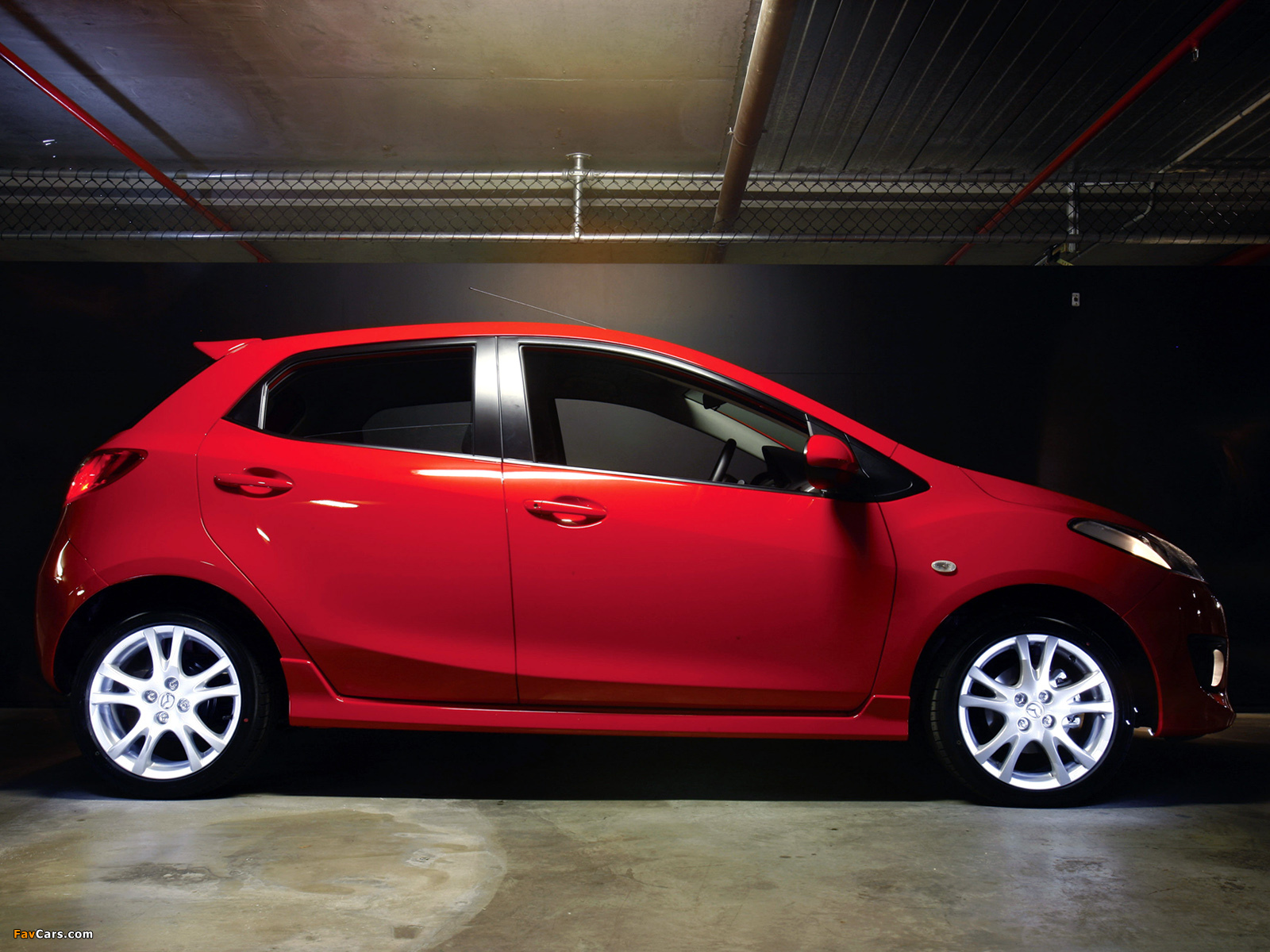 Mazda 2 Sport 5-door AU-spec 2007–10 photos (1600 x 1200)