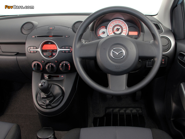 Mazda2 ZA-spec (DE) 2007–10 photos (640 x 480)