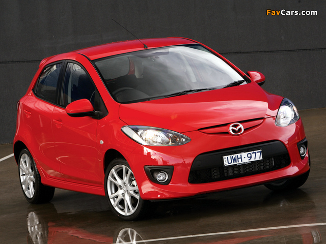 Mazda 2 Sport 5-door AU-spec 2007–10 wallpapers (640 x 480)