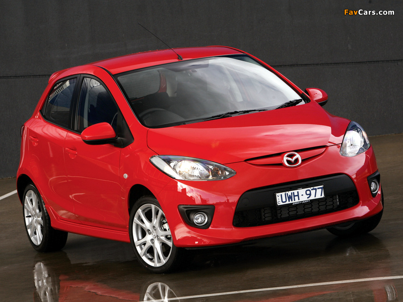 Mazda 2 Sport 5-door AU-spec 2007–10 wallpapers (800 x 600)