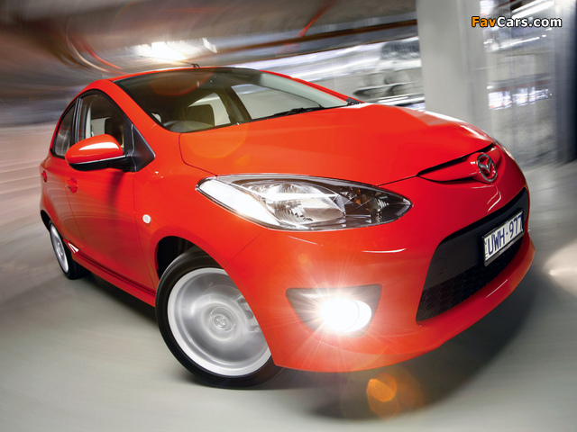 Mazda 2 Sport 5-door AU-spec 2007–10 wallpapers (640 x 480)