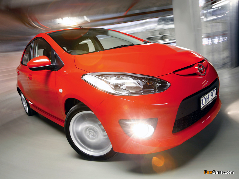 Mazda 2 Sport 5-door AU-spec 2007–10 wallpapers (800 x 600)