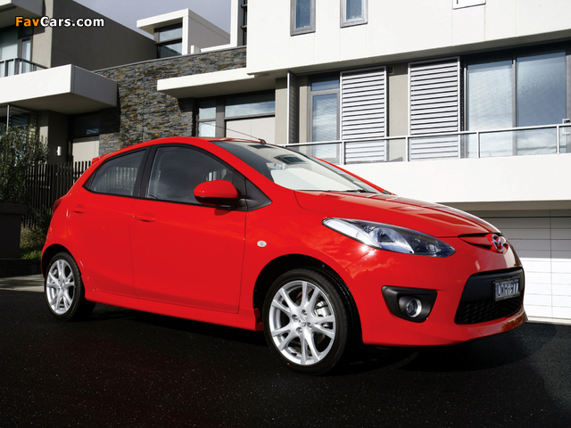 Mazda 2 Sport 5-door AU-spec 2007–10 wallpapers (640 x 480)