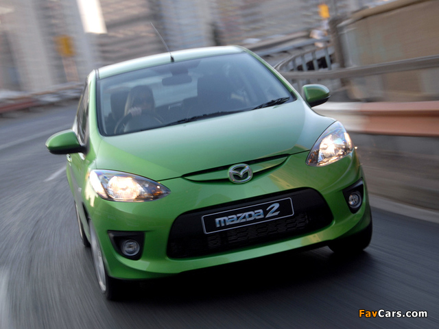 Mazda2 Dynamic (DE) 2007–10 wallpapers (640 x 480)