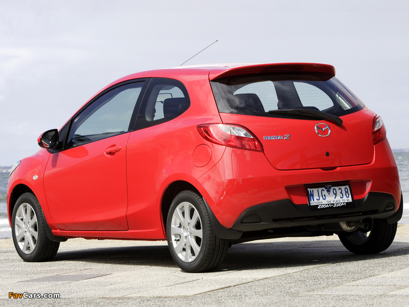 Mazda2 3-door AU-spec (DE) 2008–10 images (800 x 600)