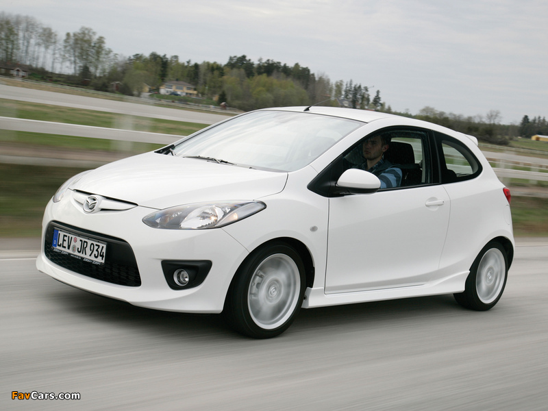 Mazda2 Sport 3-door (DE) 2008–10 photos (800 x 600)