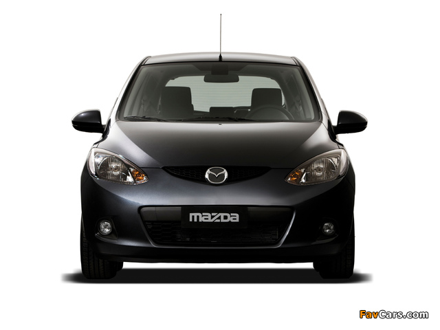 Mazda2 3-door (DE) 2008–10 photos (640 x 480)