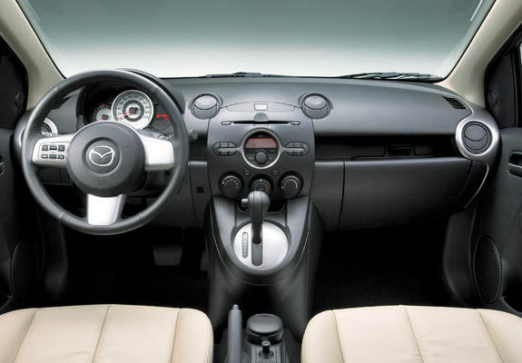 Mazda2 Sedan (DE) 2008–10 wallpapers