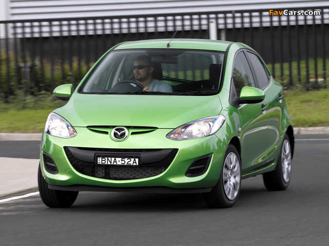 Mazda2 AU-spec (DE2) 2010 pictures (640 x 480)