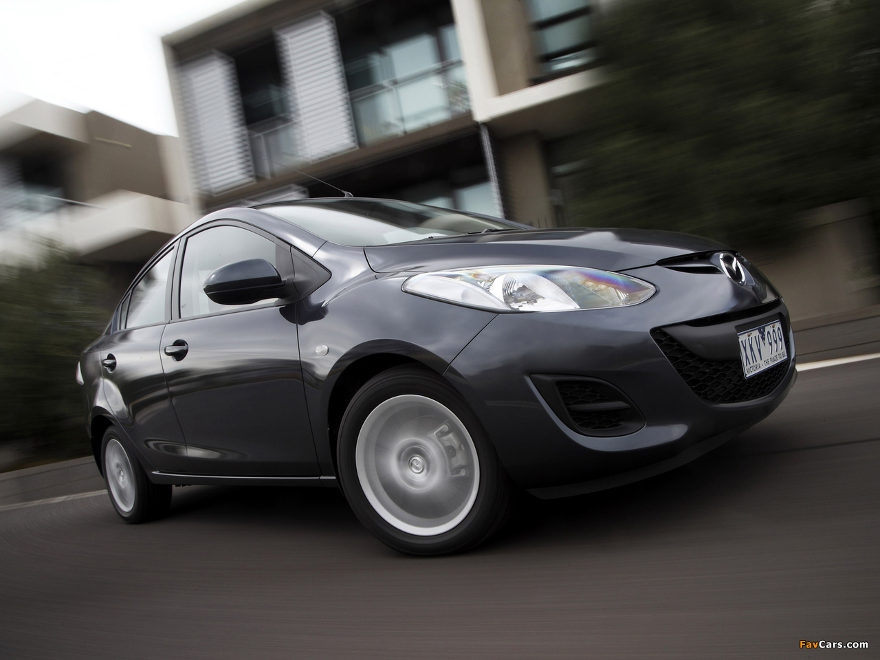 Mazda2 Sedan AU-spec (DE2) 2010–12 wallpapers (1280 x 960)