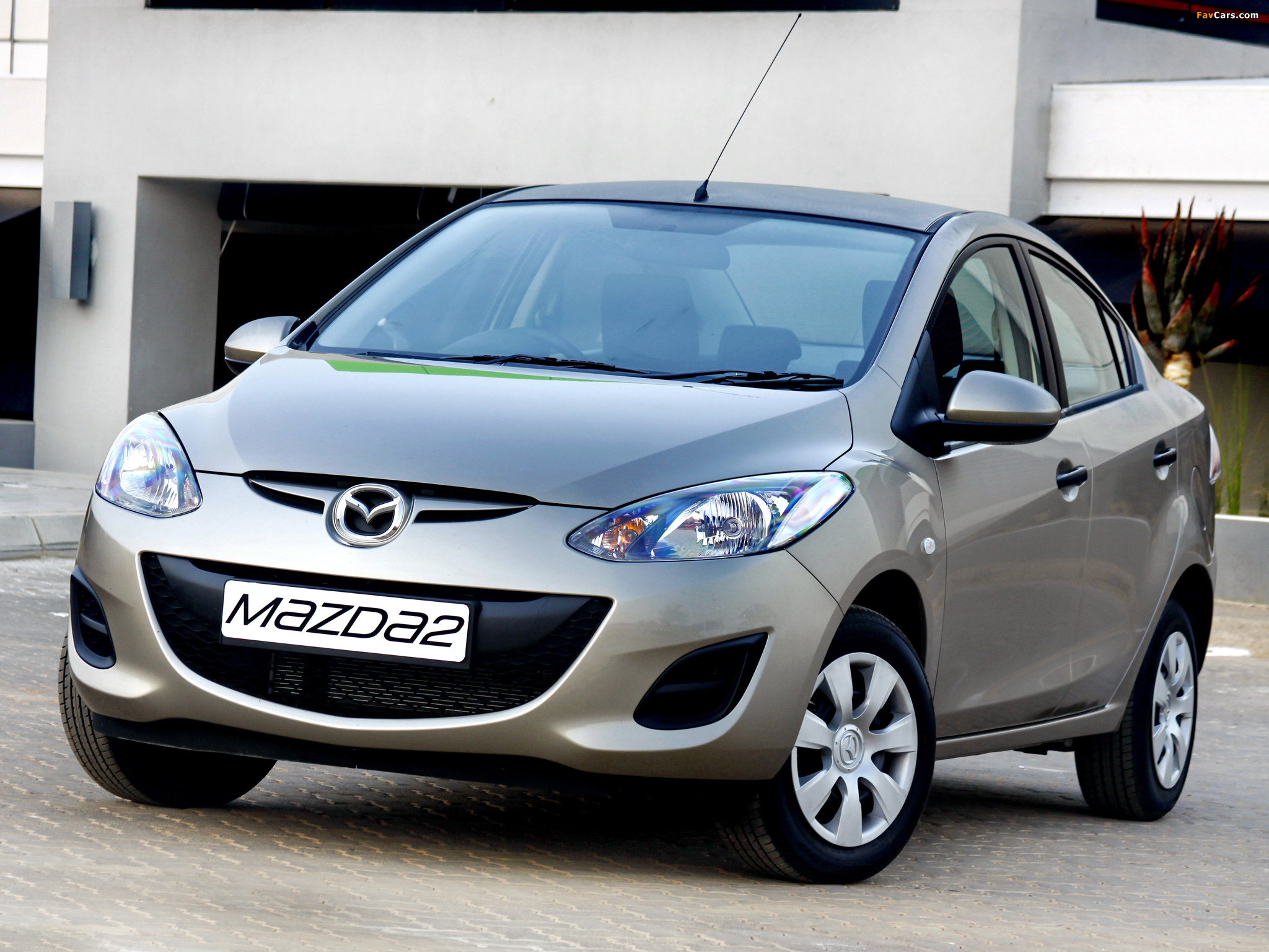 Mazda2 Sedan ZA-spec (DE2) 2010–12 wallpapers (2048 x 1536)