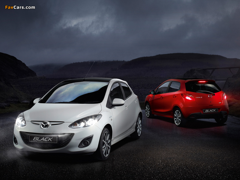 Mazda2 Black 5-door (DE2) 2011 wallpapers (800 x 600)