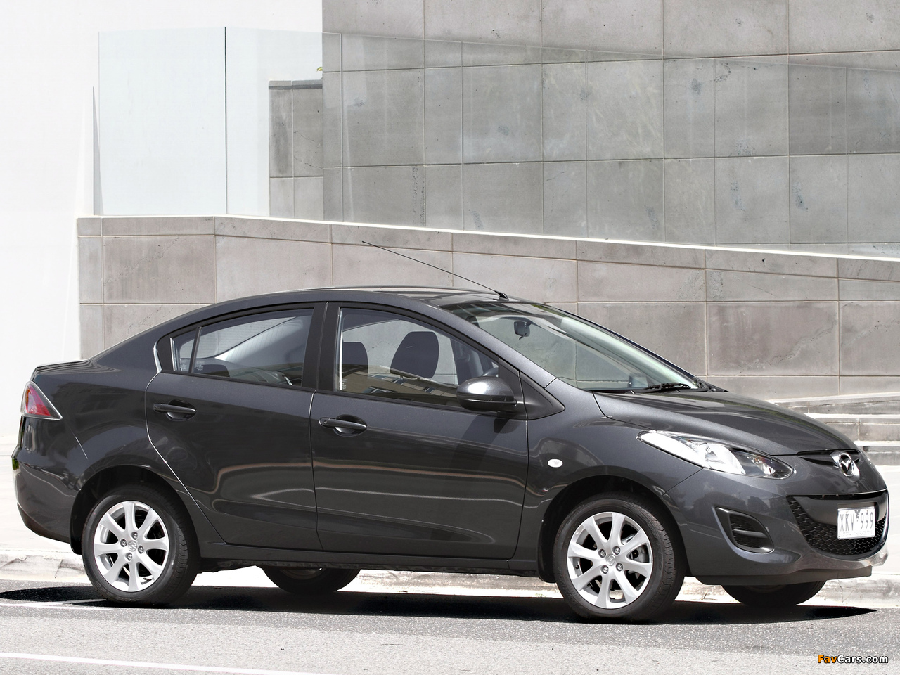 Photos of Mazda2 Sedan AU-spec (DE2) 2010–12 (1280 x 960)