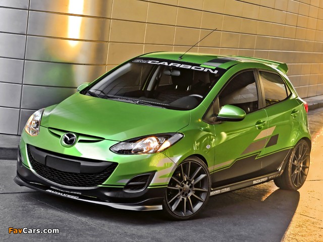 Photos of Mazda2 by 3dCarbon (DE2) 2011 (640 x 480)