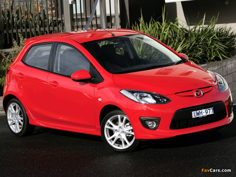 Pictures of Mazda 2 Sport 5-door AU-spec 2007–10 (800 x 600)