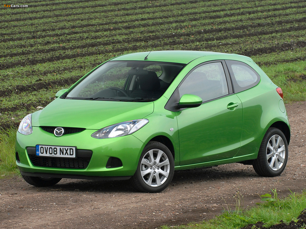 Pictures of Mazda2 3-door UK-spec (DE) 2008–10 (1280 x 960)