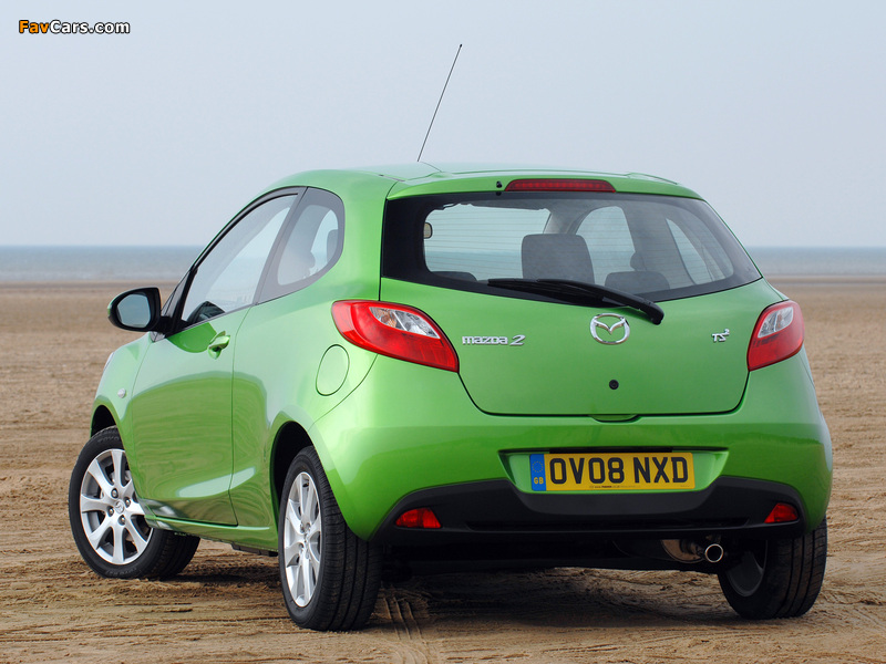 Pictures of Mazda2 3-door UK-spec (DE) 2008–10 (800 x 600)