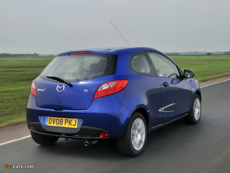 Pictures of Mazda2 3-door UK-spec (DE) 2008–10 (800 x 600)