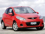 Mazda2 3-door AU-spec (DE) 2008–10 wallpapers