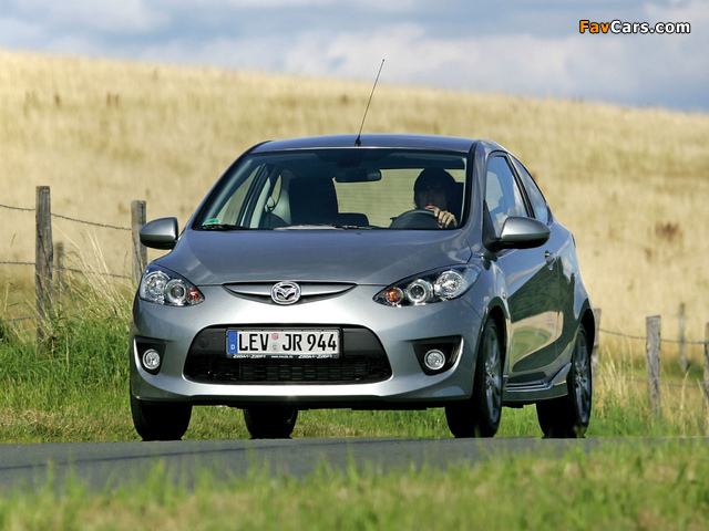 Mazda2 Sport 3-door (DE) 2008–10 wallpapers (640 x 480)