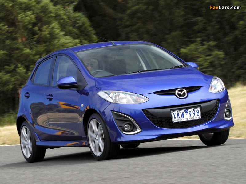 Mazda2 Genki (DE2) 2010 wallpapers (800 x 600)