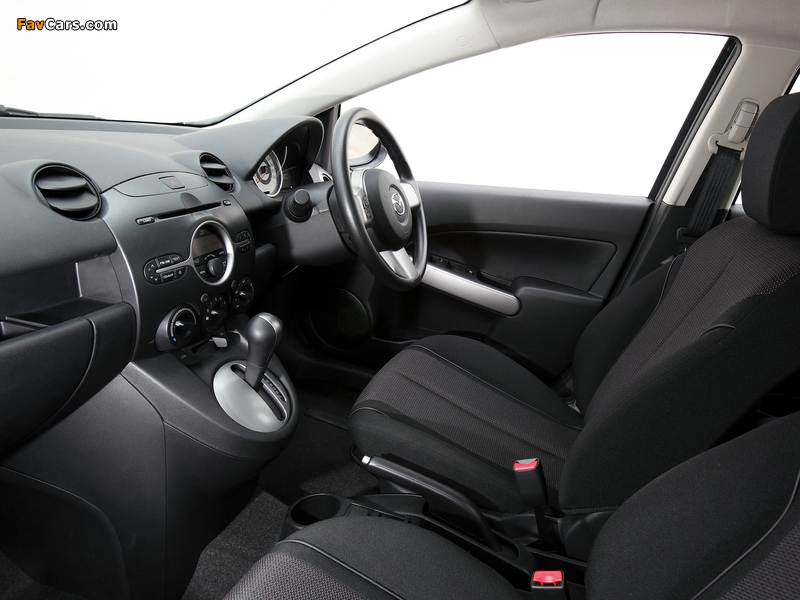 Mazda2 Sedan AU-spec (DE2) 2010–12 wallpapers (800 x 600)