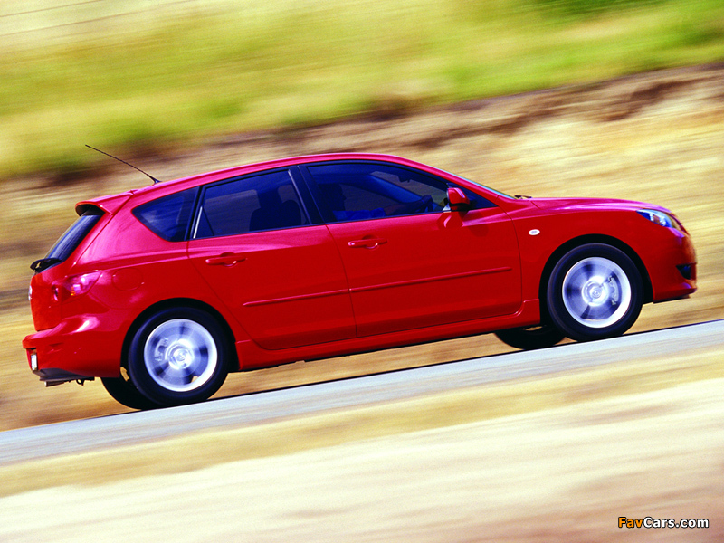 Images of Mazda 3 Hatchback AU-spec 2003–06 (800 x 600)