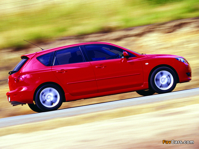 Images of Mazda 3 Hatchback AU-spec 2003–06 (640 x 480)