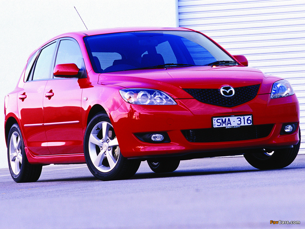 Images of Mazda 3 Hatchback AU-spec 2003–06 (1024 x 768)
